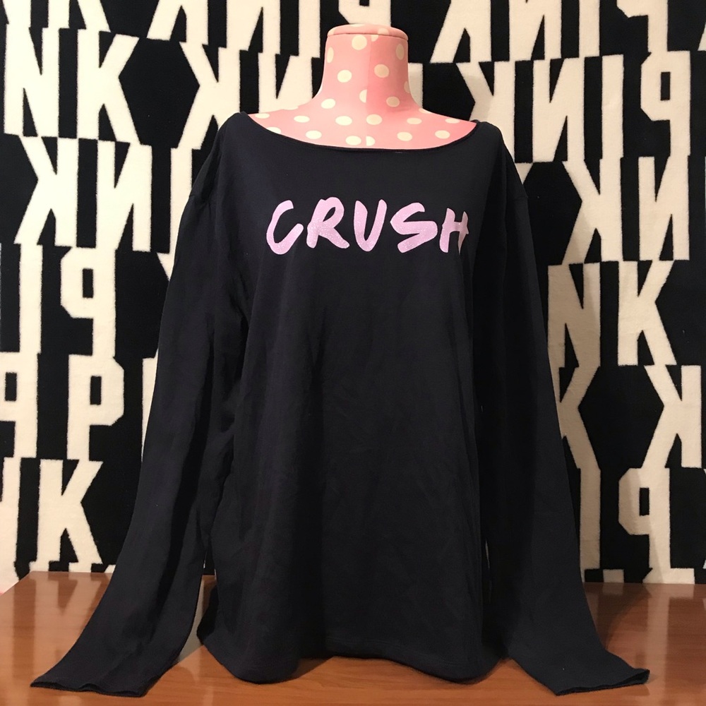 VICTORIA’S SECRET CRUSH SPARKLE LONG SLEEVE SHIRT